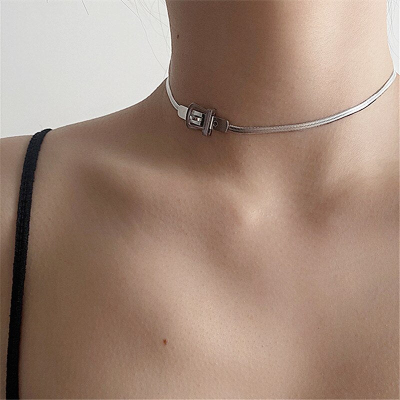 Belt Buckle Choker