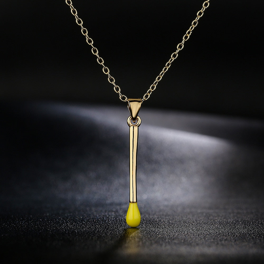 Matchstick Necklace