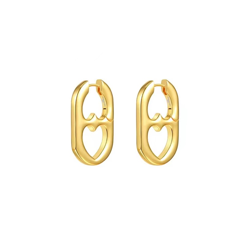 Heart Tab Earrings