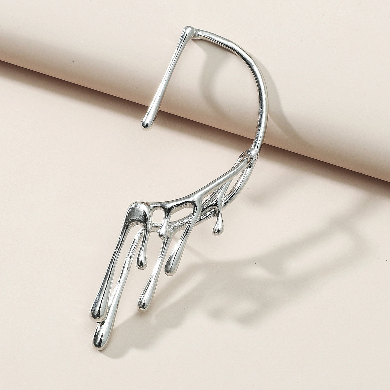 Liquid Metal Ear Cuff