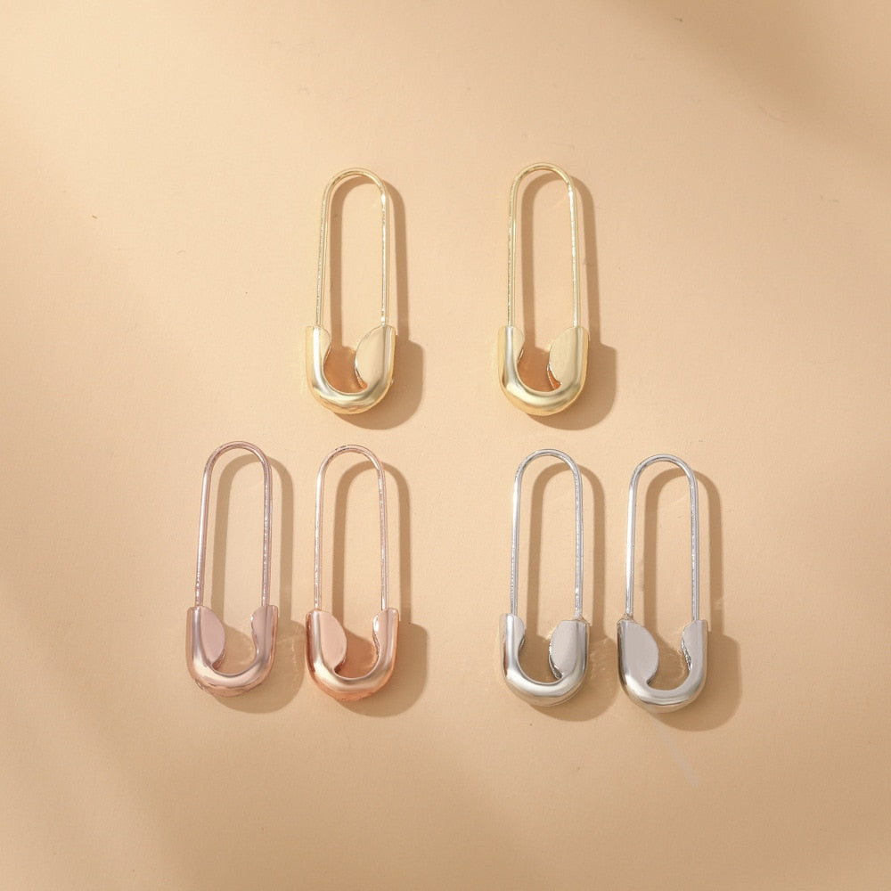 Safety Pin Earrings
