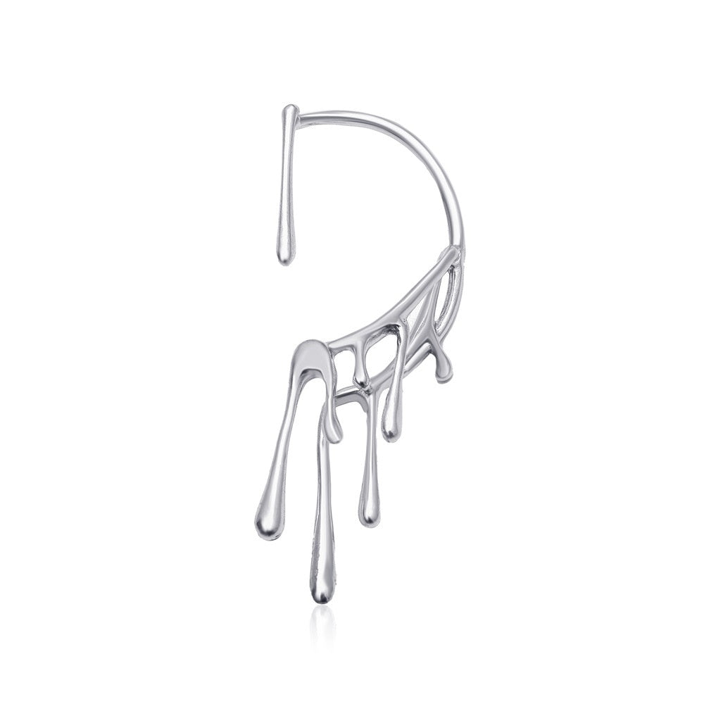Liquid Metal Ear Cuff