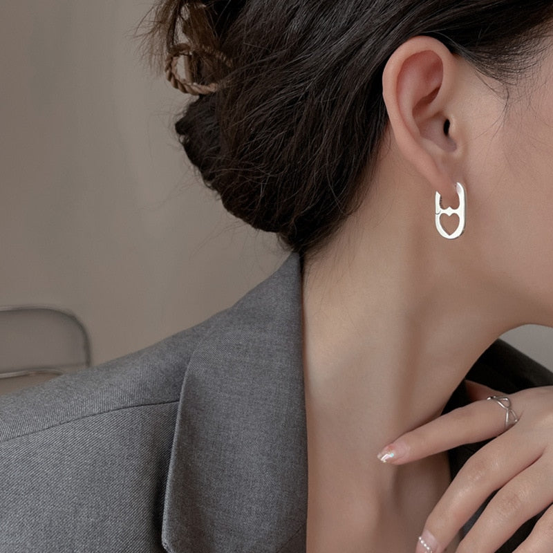 Heart Tab Earrings
