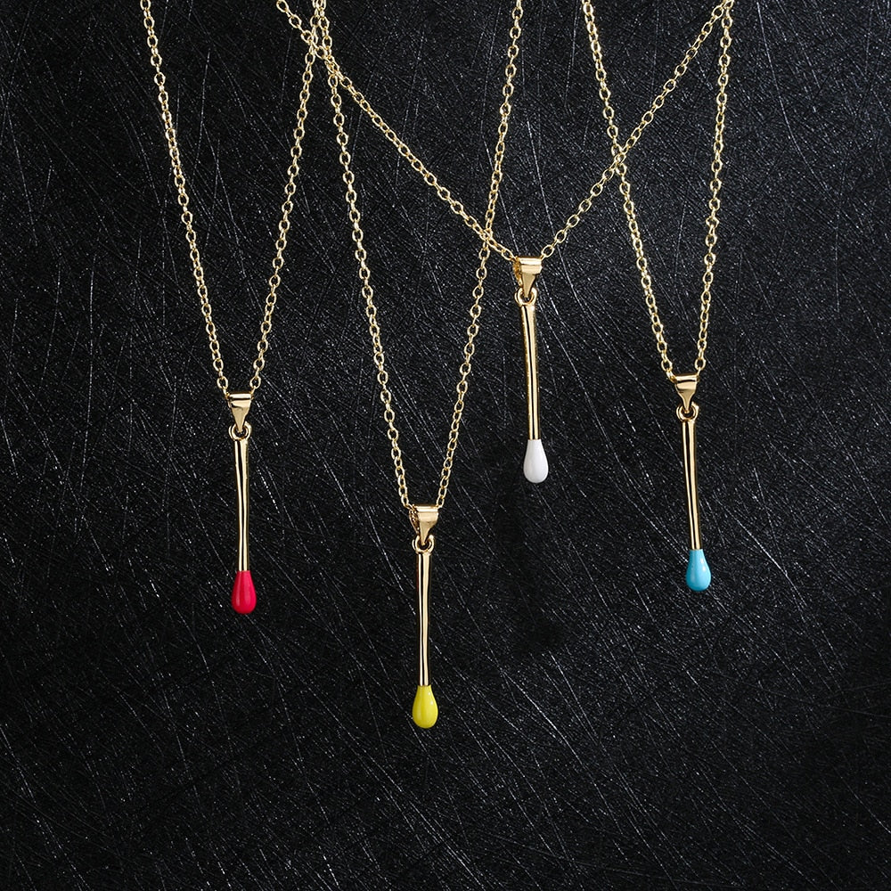 Matchstick Necklace