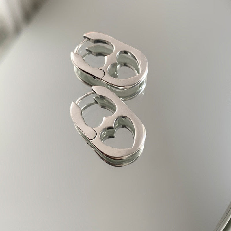Heart Tab Earrings