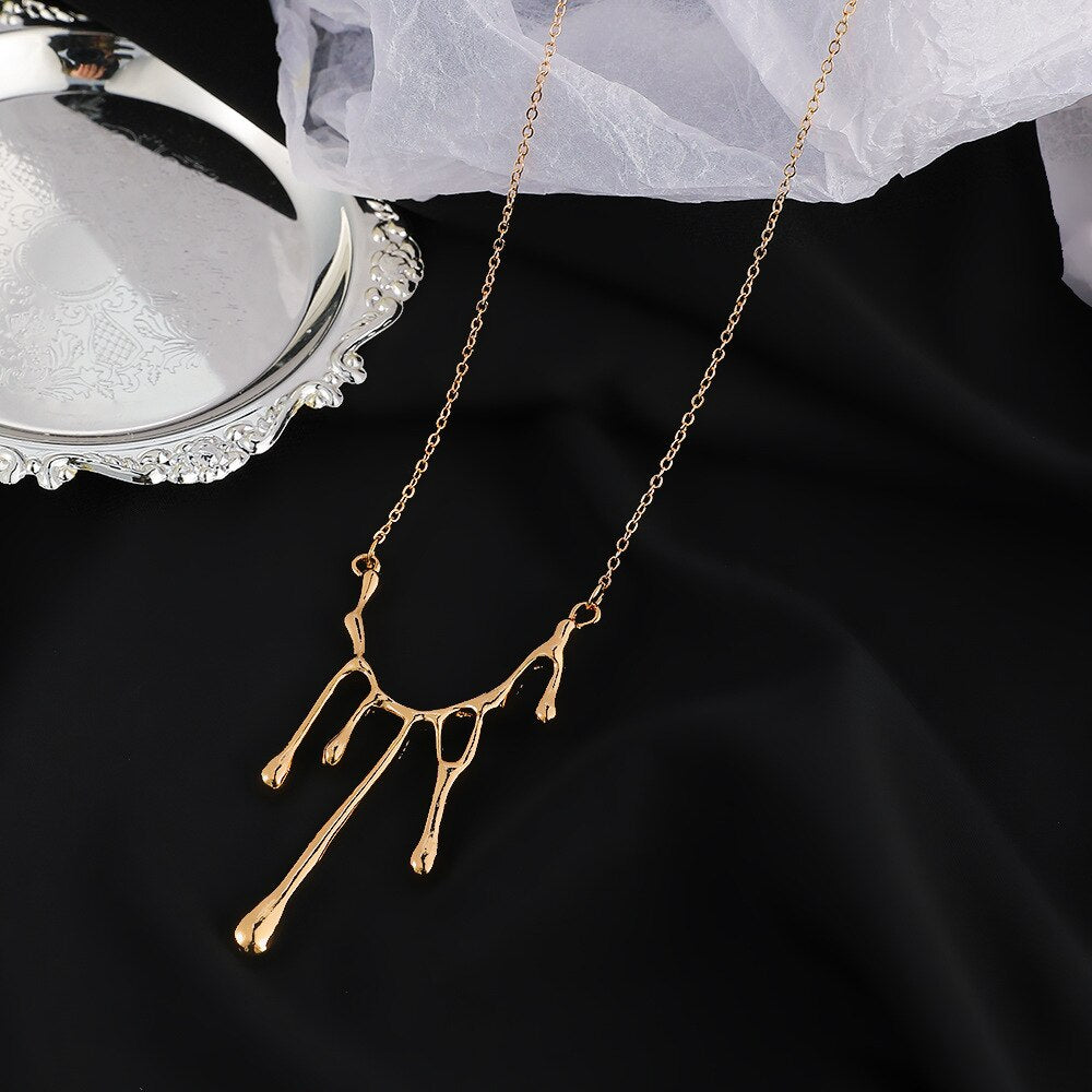 Liquid Metal Necklace