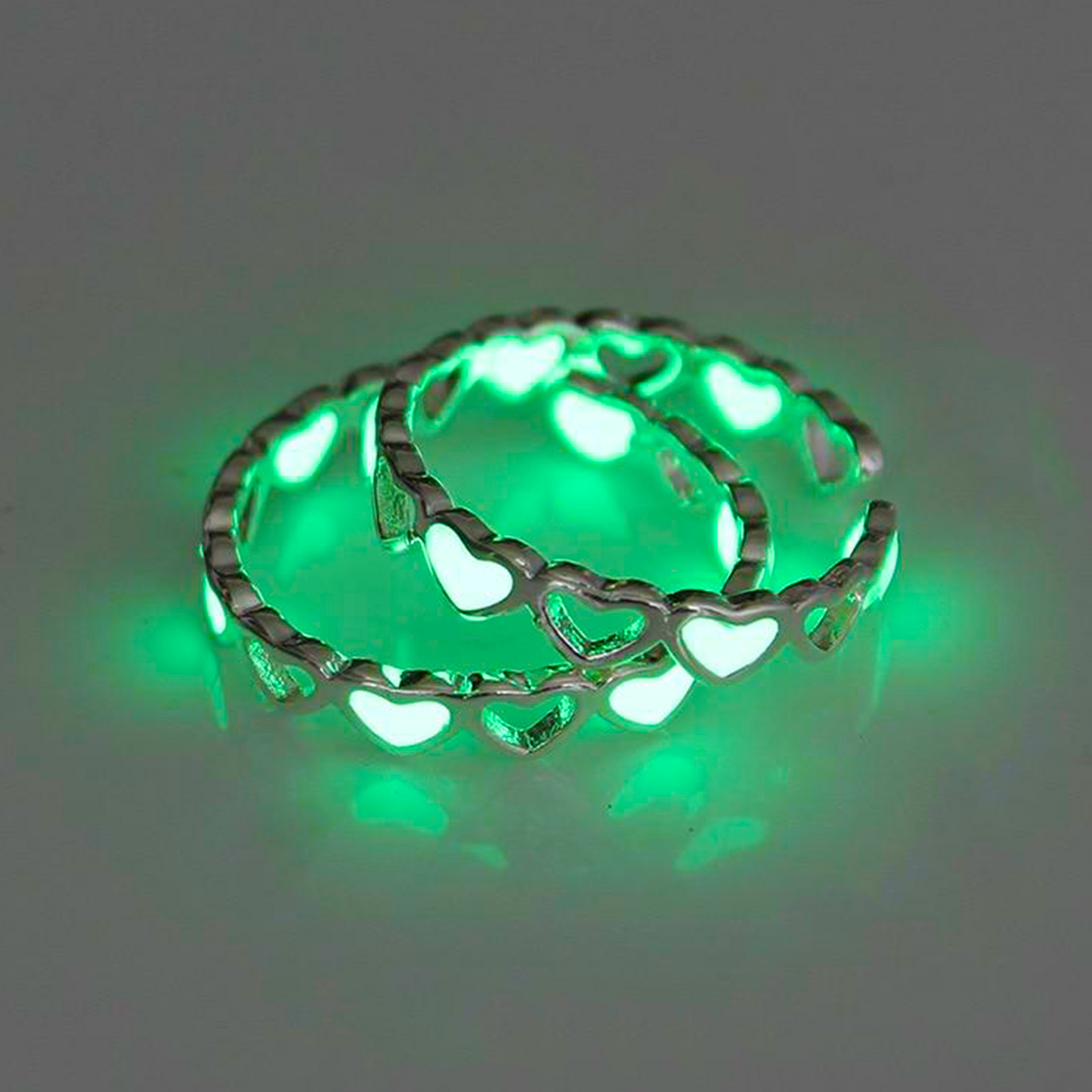 Glowing Heart Ring