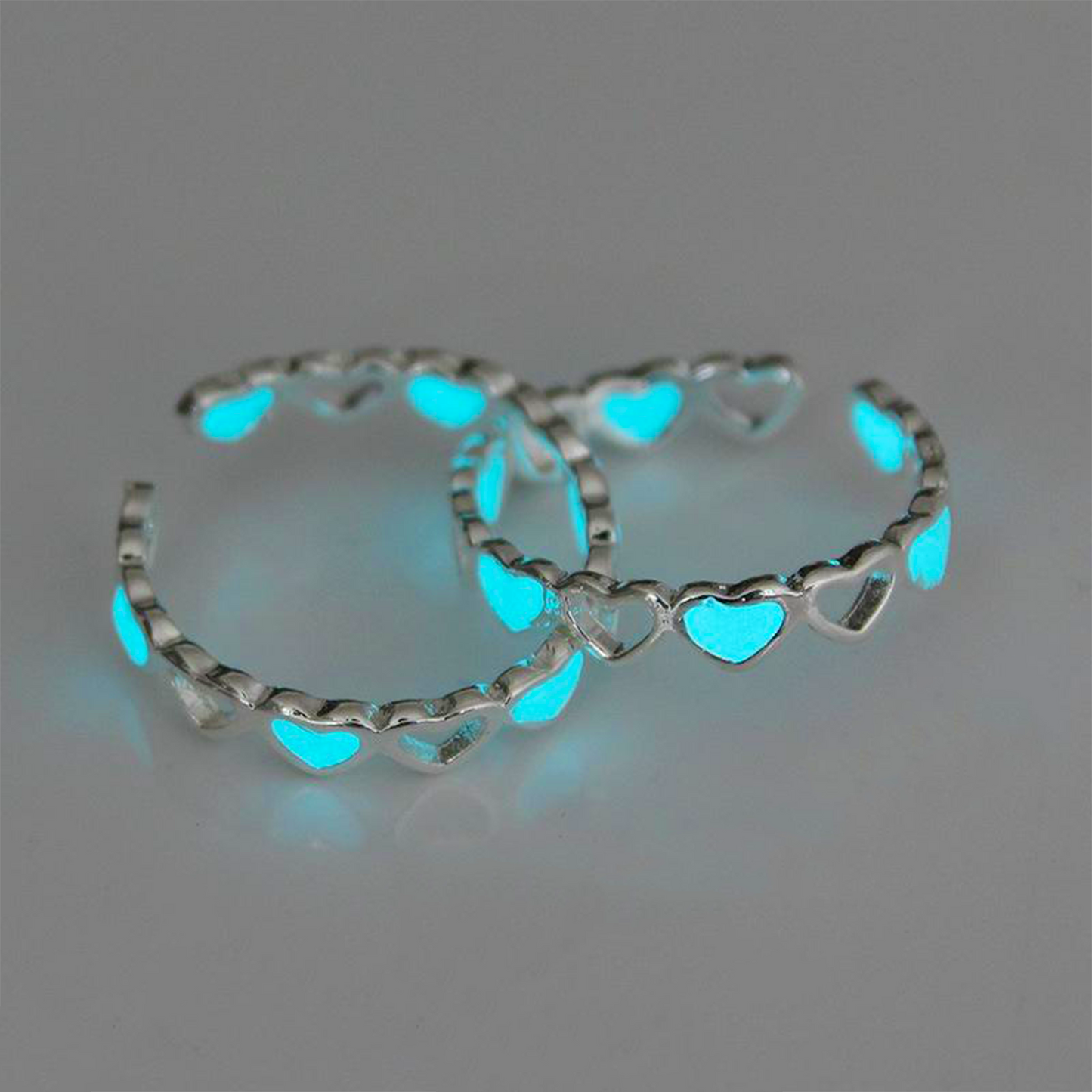 Glowing Heart Ring