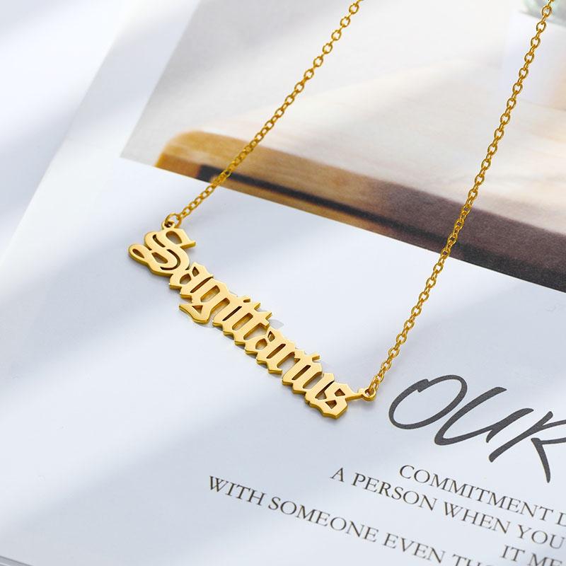 Zodiac Pendant Necklace