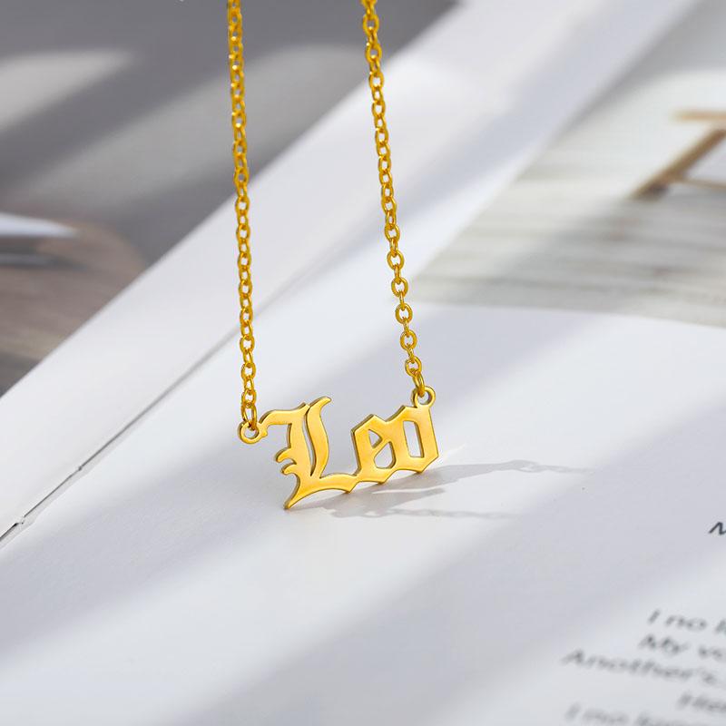 Zodiac Pendant Necklace