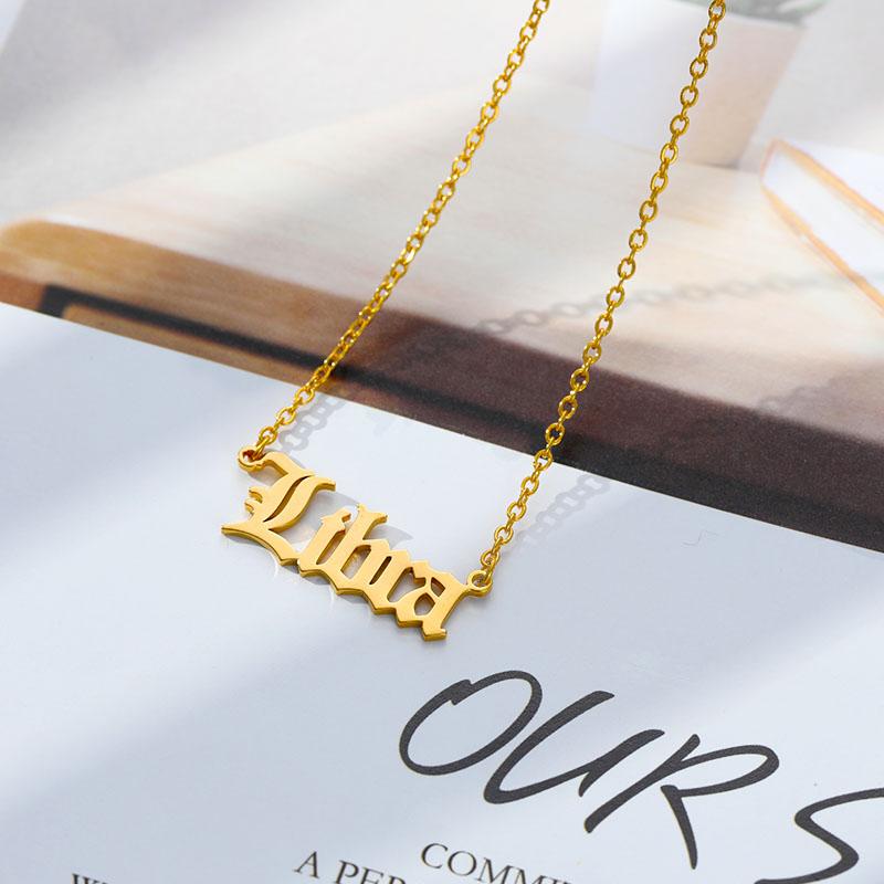 Zodiac Pendant Necklace