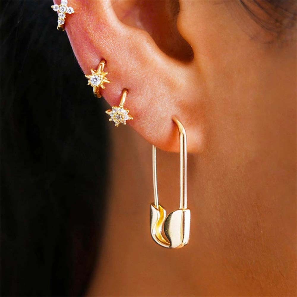 Safety Pin Earrings
