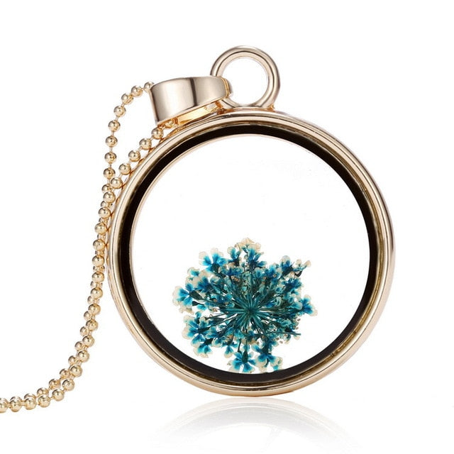 Dried Flower Necklaces