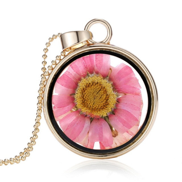 Dried Flower Necklaces
