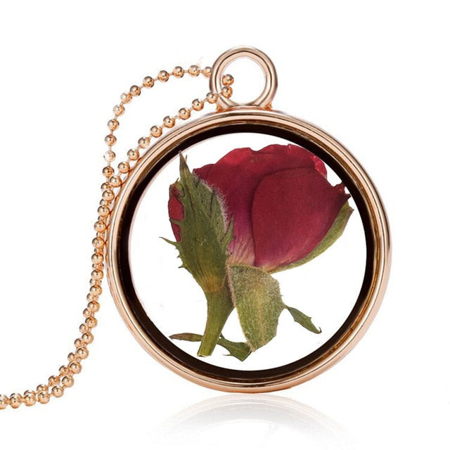 Dried Flower Necklaces