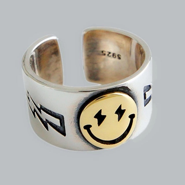 Smiley Spark Ring