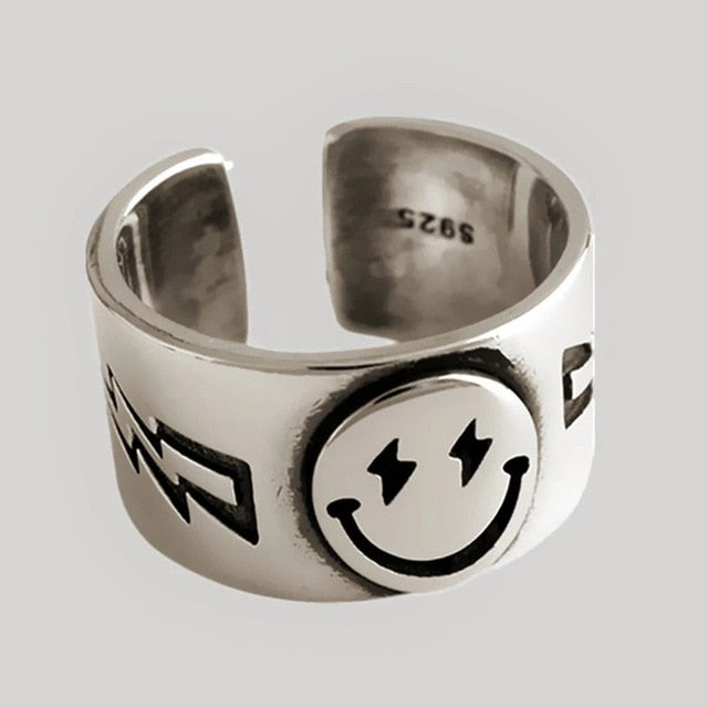 Smiley Spark Ring