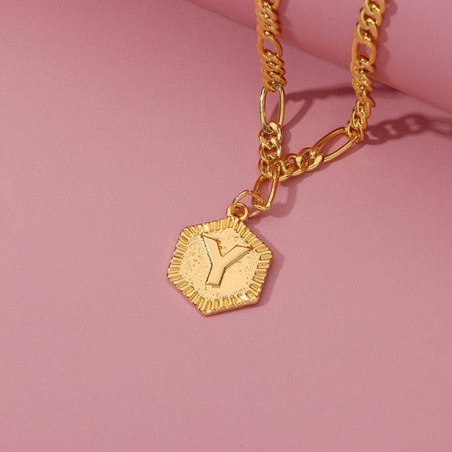 Gold Initial Bracelet