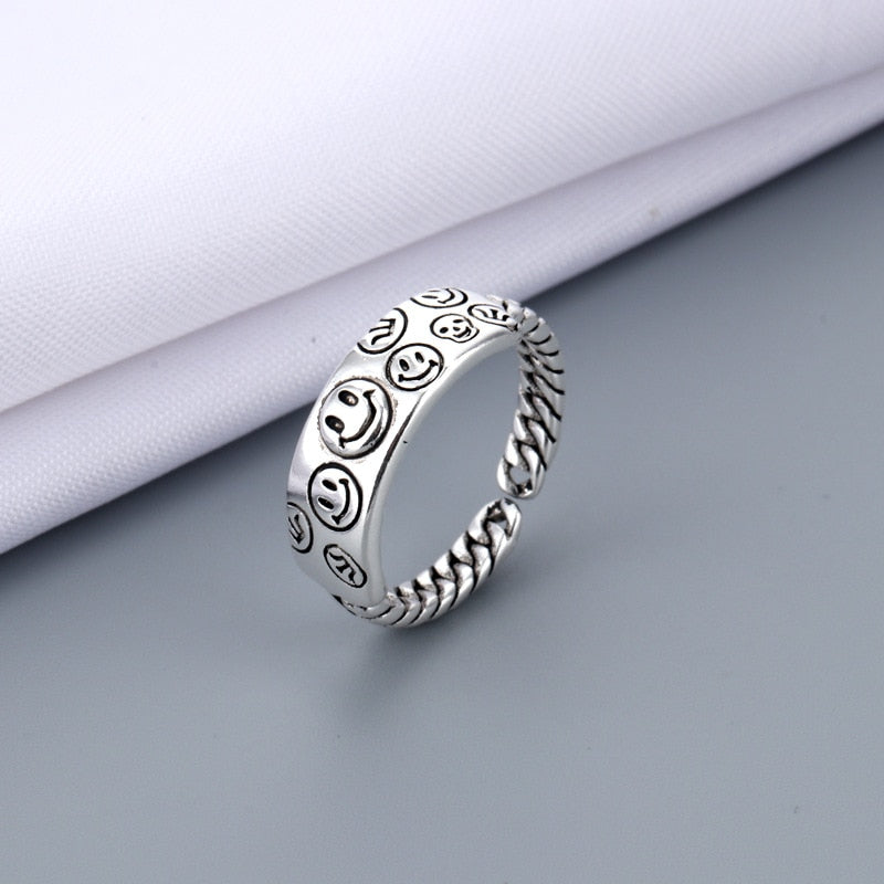 Silver Smile Ring