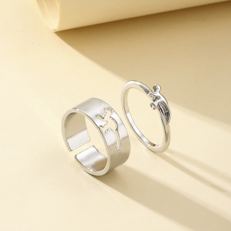 Rawr Bestie Rings Set