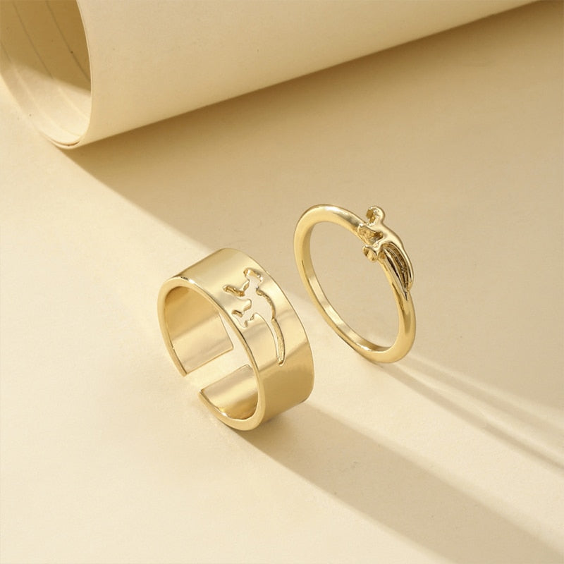 Rawr Bestie Rings Set