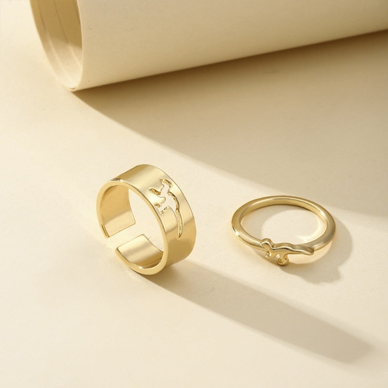 Rawr Bestie Rings Set