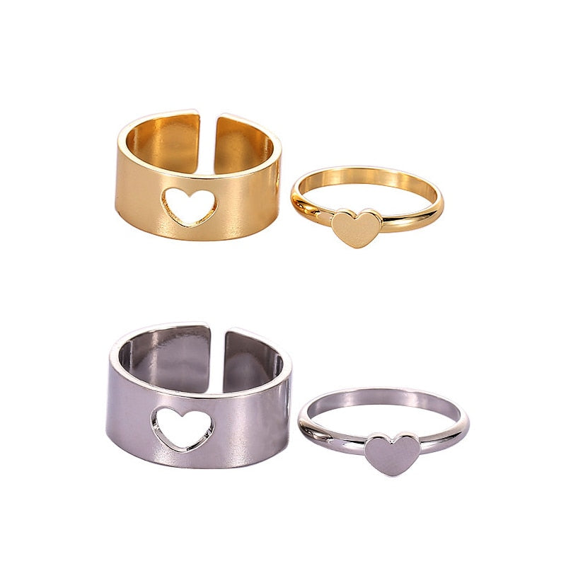 Heart Bestie Rings