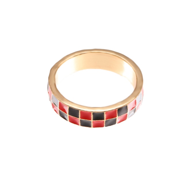 Checkered Rings