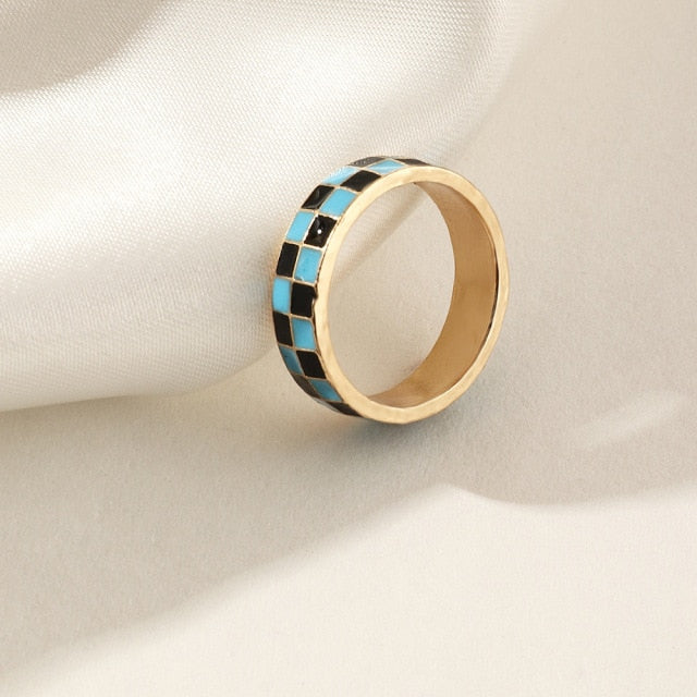 Checkered Rings