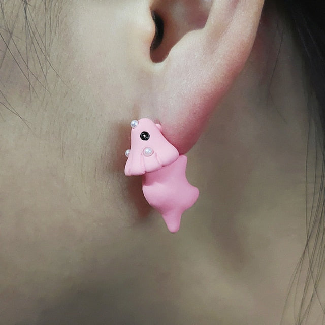 Clay Animal Earrings