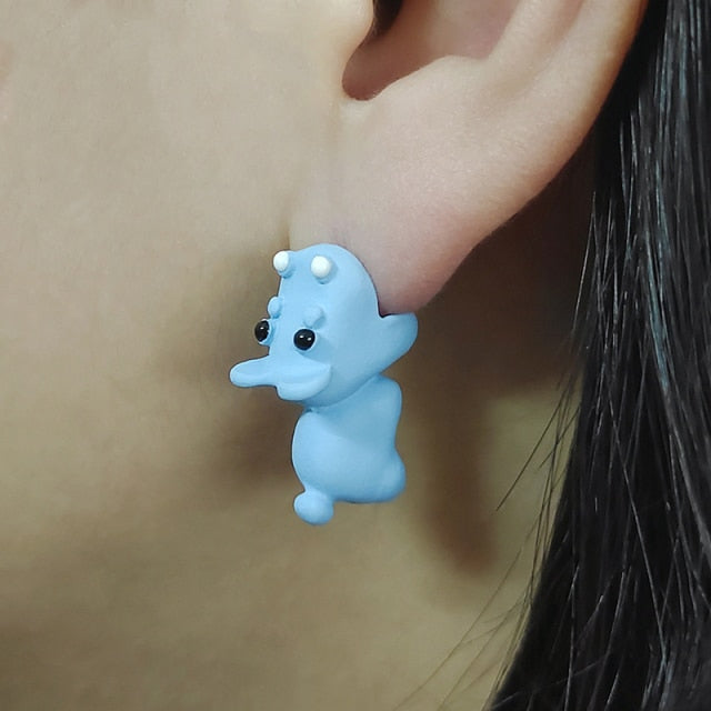 Clay Animal Earrings