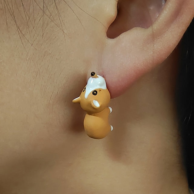 Clay Animal Earrings