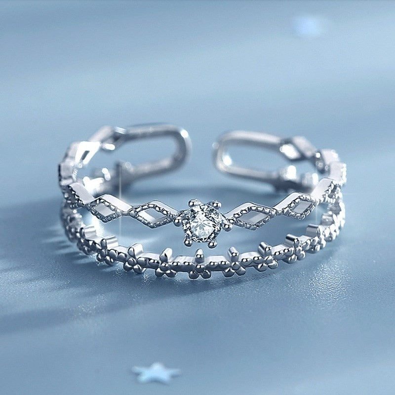Crystal Stack Ring
