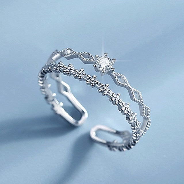 Crystal Stack Ring