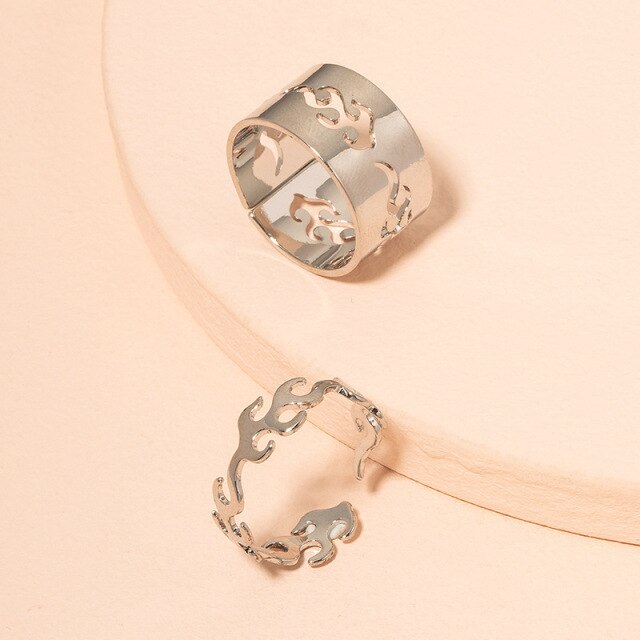 Flame Bestie Rings
