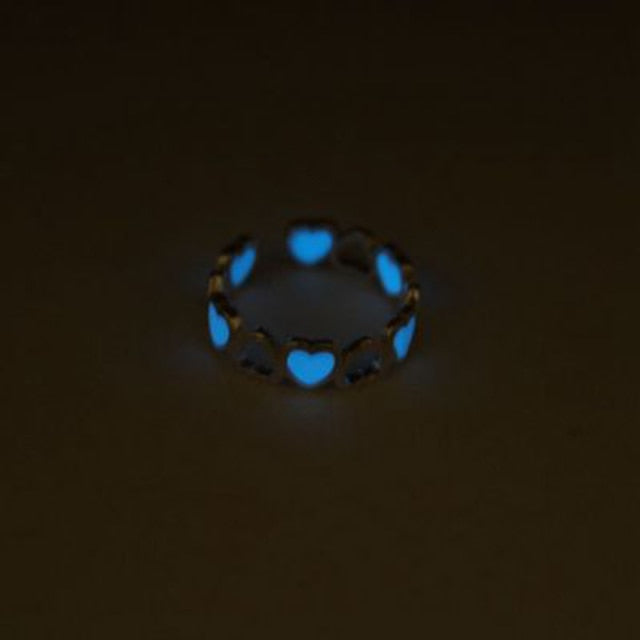 Glowing Heart Ring