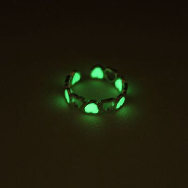 Glowing Heart Ring