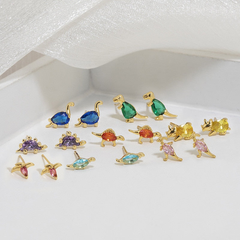 Dinosaur Stud Earrings
