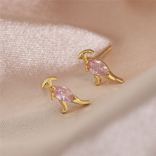 Dinosaur Stud Earrings