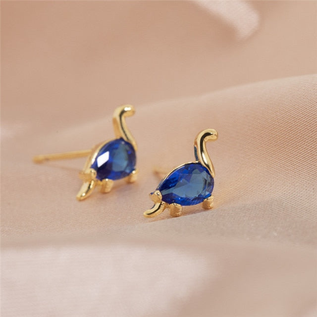 Dinosaur Stud Earrings