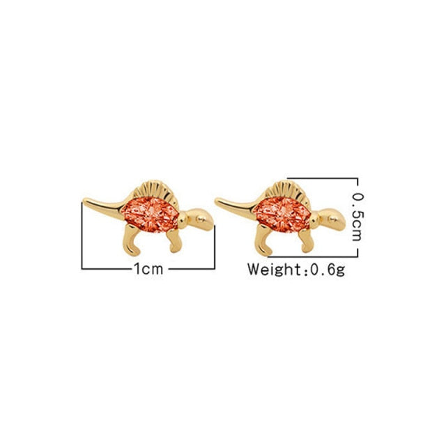 Dinosaur Stud Earrings