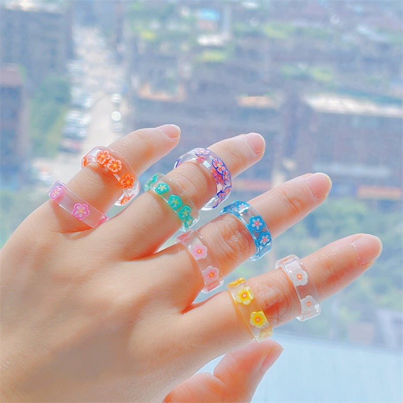 Flower Vibe Rings