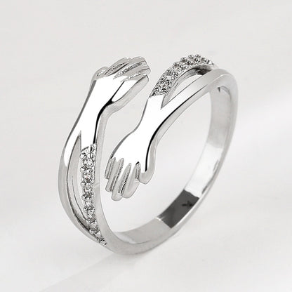 Dazzled Hug Me Ring
