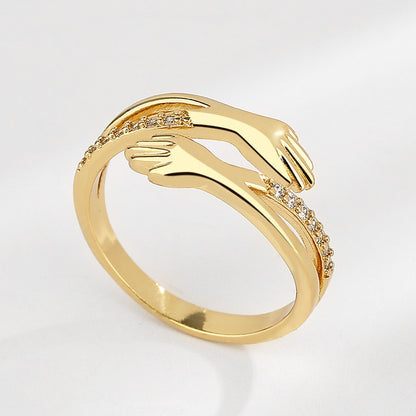 Dazzled Hug Me Ring