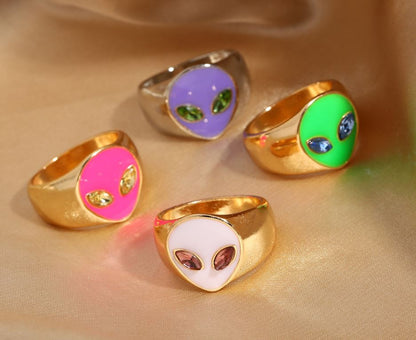 Abducted Alien Ring