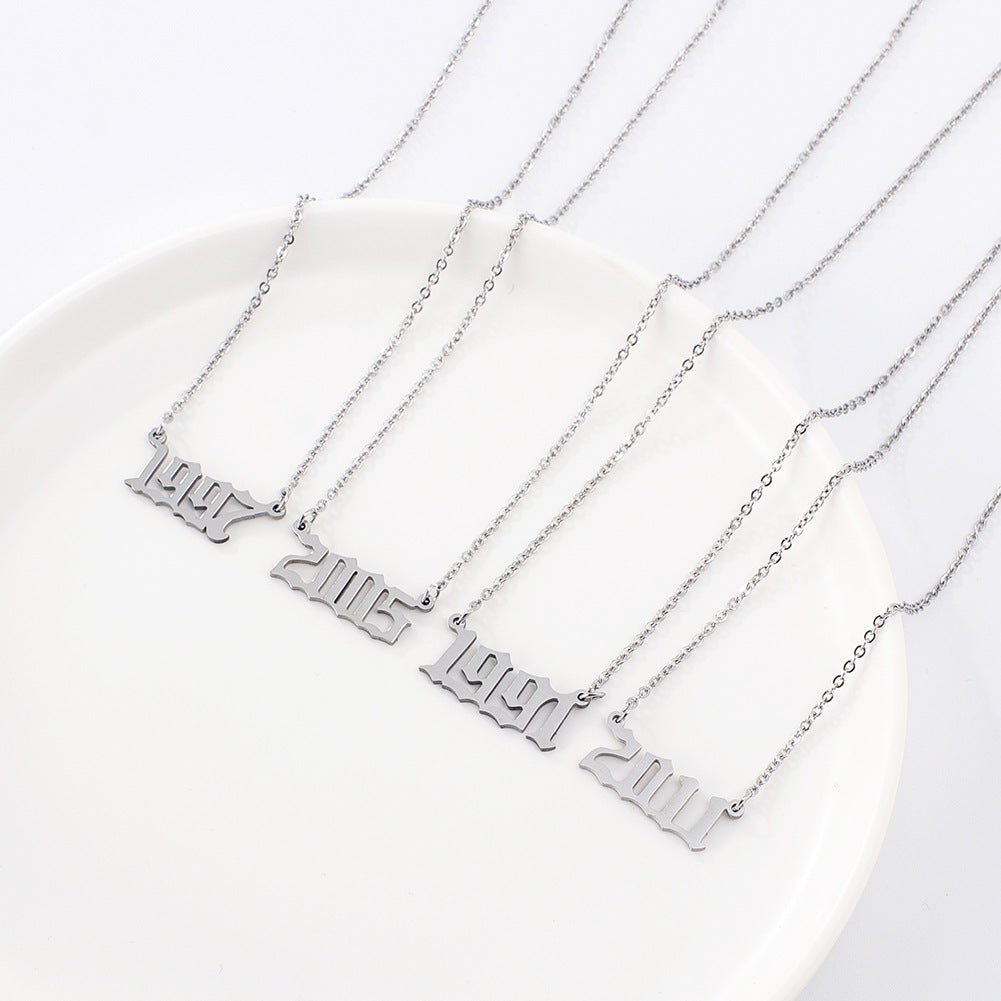 English Style Year Necklaces