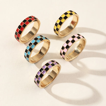 Checkered Rings